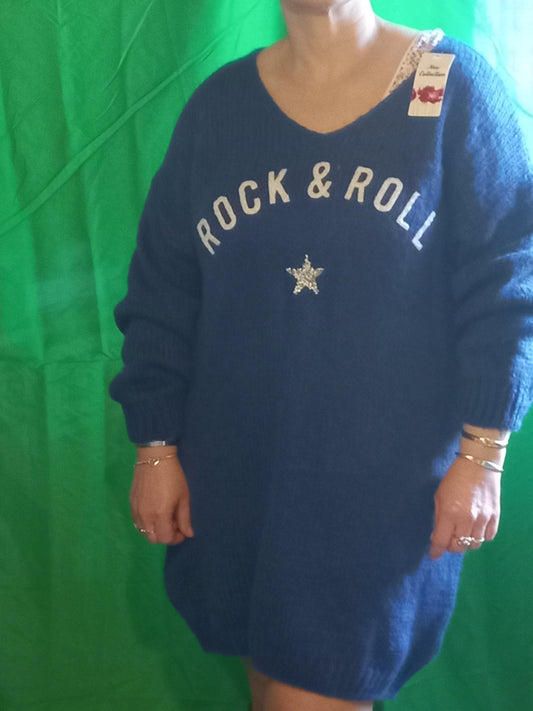 STACY , Robe-pull message ROCK & ROLL